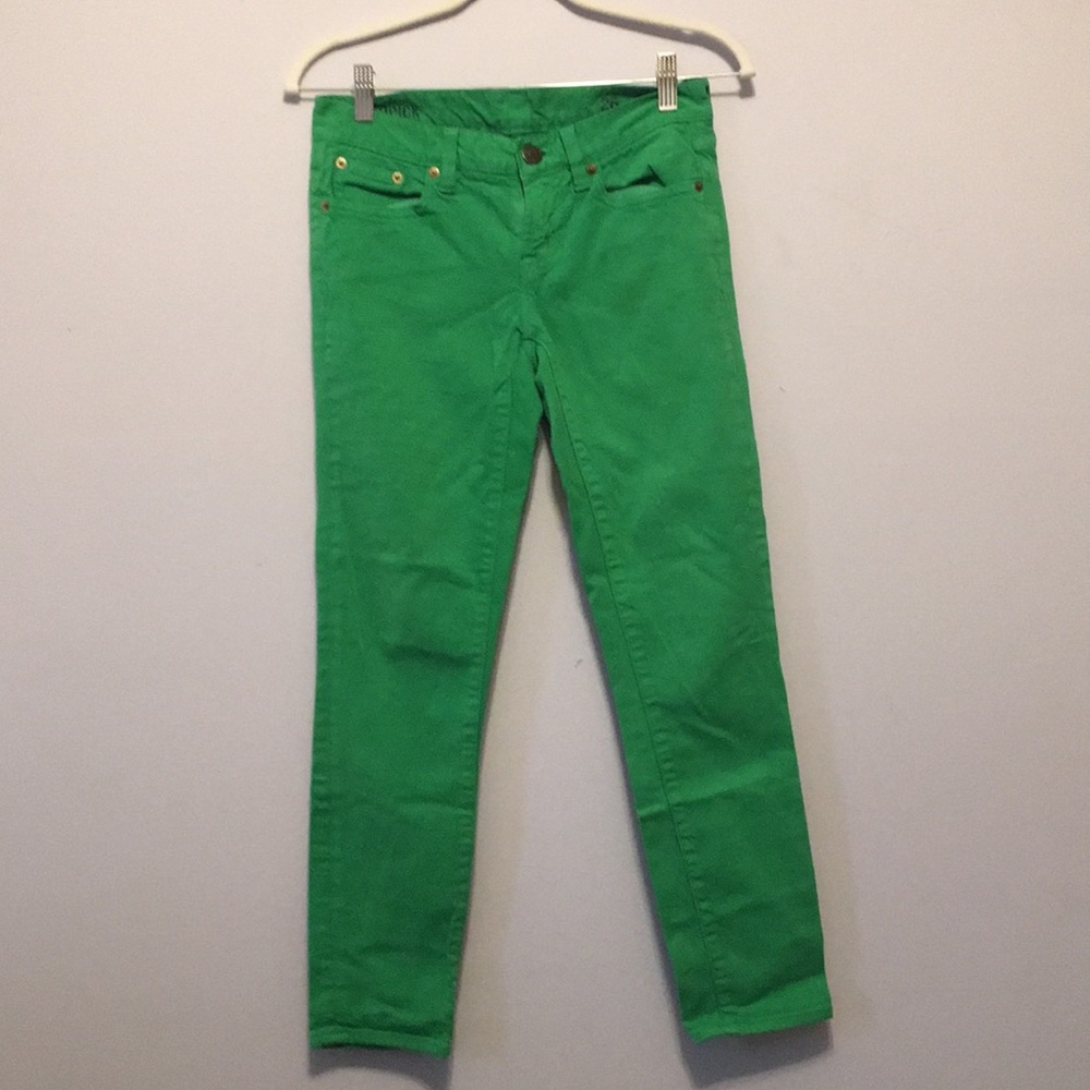 J. Crew jeans. Size 26 green